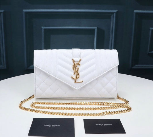 YSL Envelope bianca